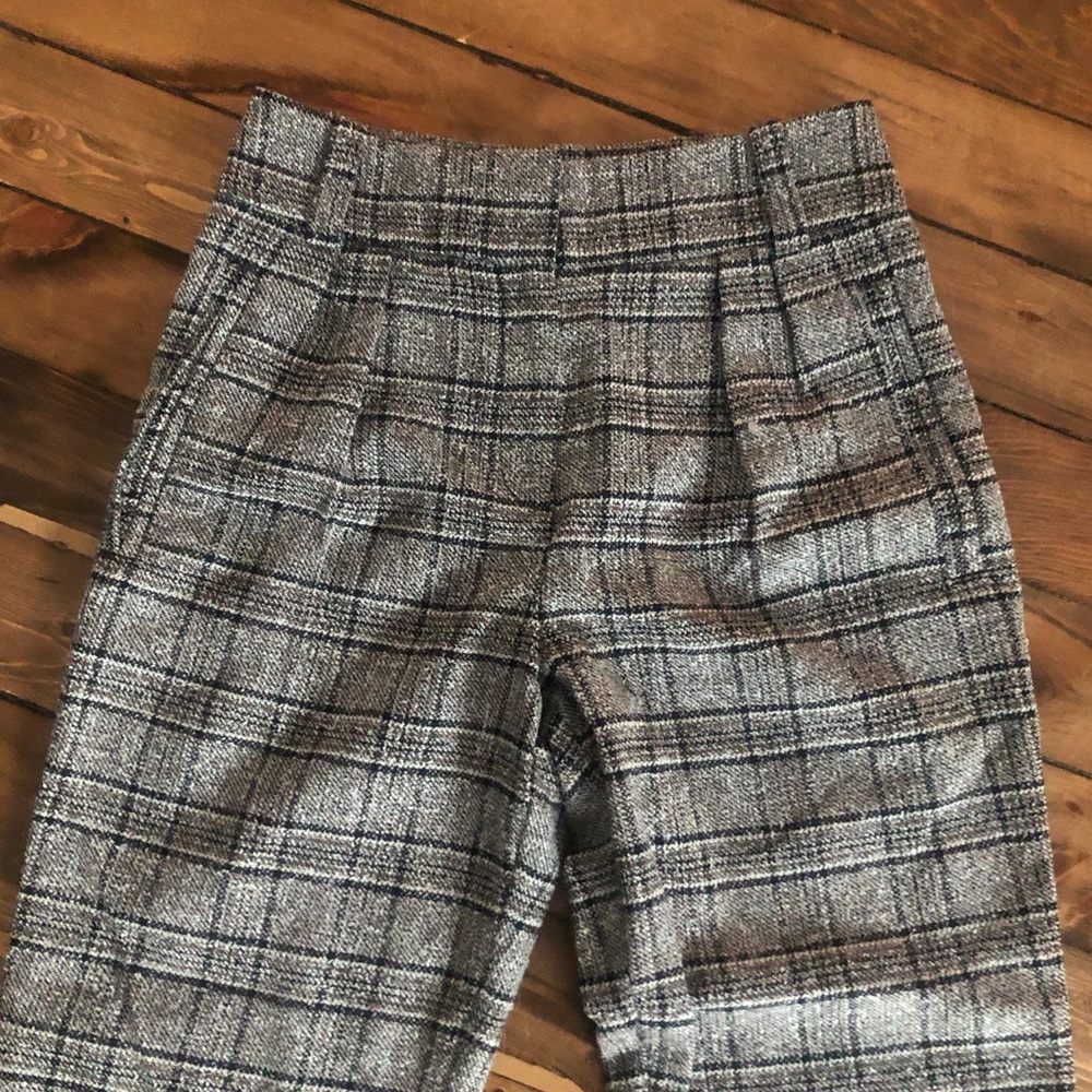 REISS plaid pants - sz 0